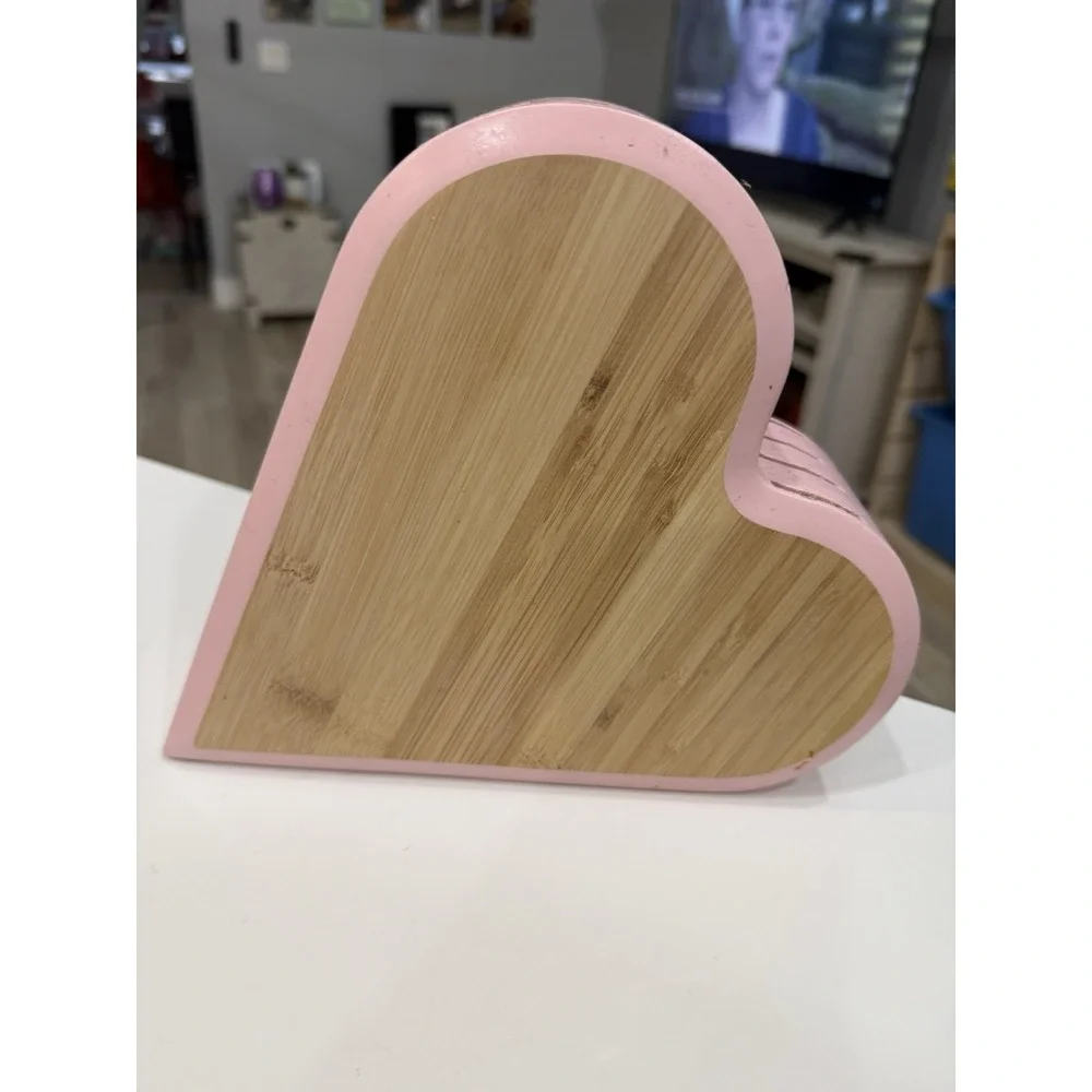 Paris Hilton Knife Block Pink Heart Shape Just The Block